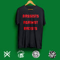 Bassists Against Racists – Special Edition T-Shirt red print image 0