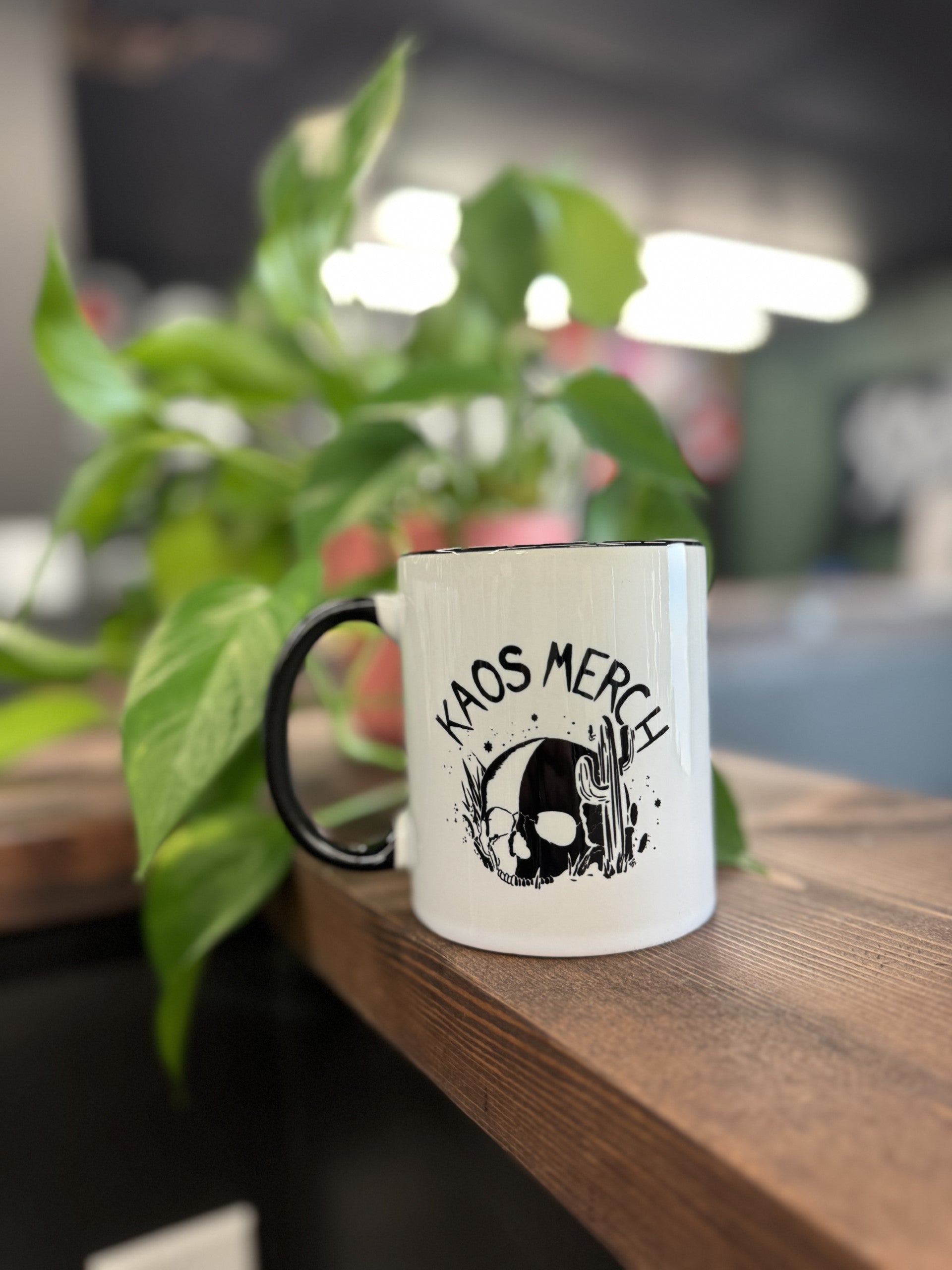 DRINK COFFEE, PUT ON SOME PUNK ROCK AND HANDLE IT! MUG image 0