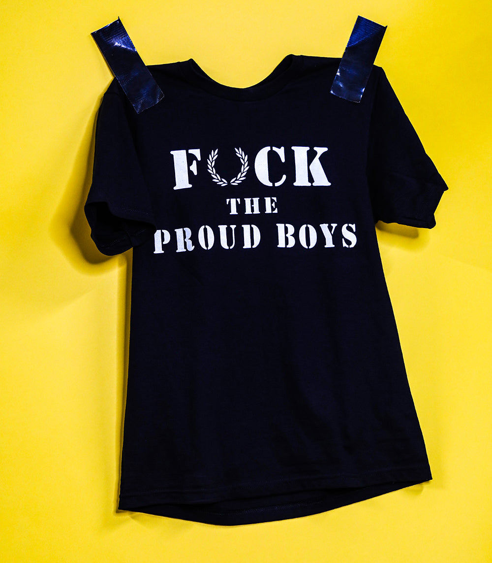 Kaos Merch-Fuck Proud Boys Shirt image 1